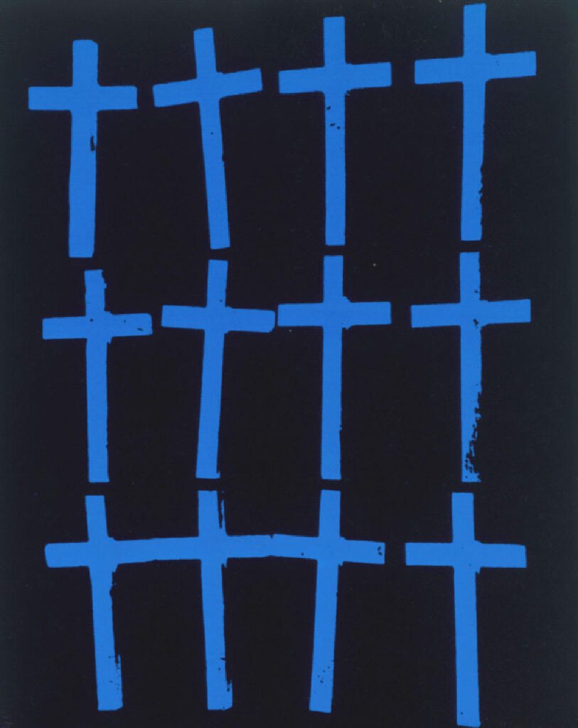 crosses twelve andy warhol brookly museum of art
