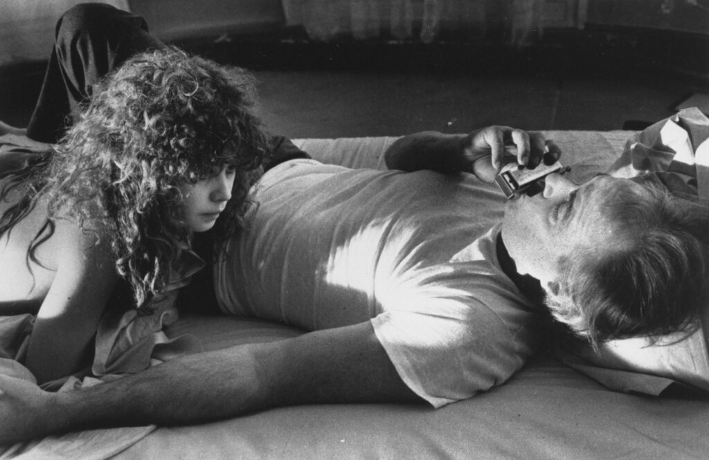 Marlon Brando, right, and Maria Schneider are seen in a scene from the film The Last Tango In Paris. Brando died at an undisclosed Los Angeles hospital Thursday, attorney David J. Seeley said Friday, June 2, 2004. (AP Photo/United Artists)