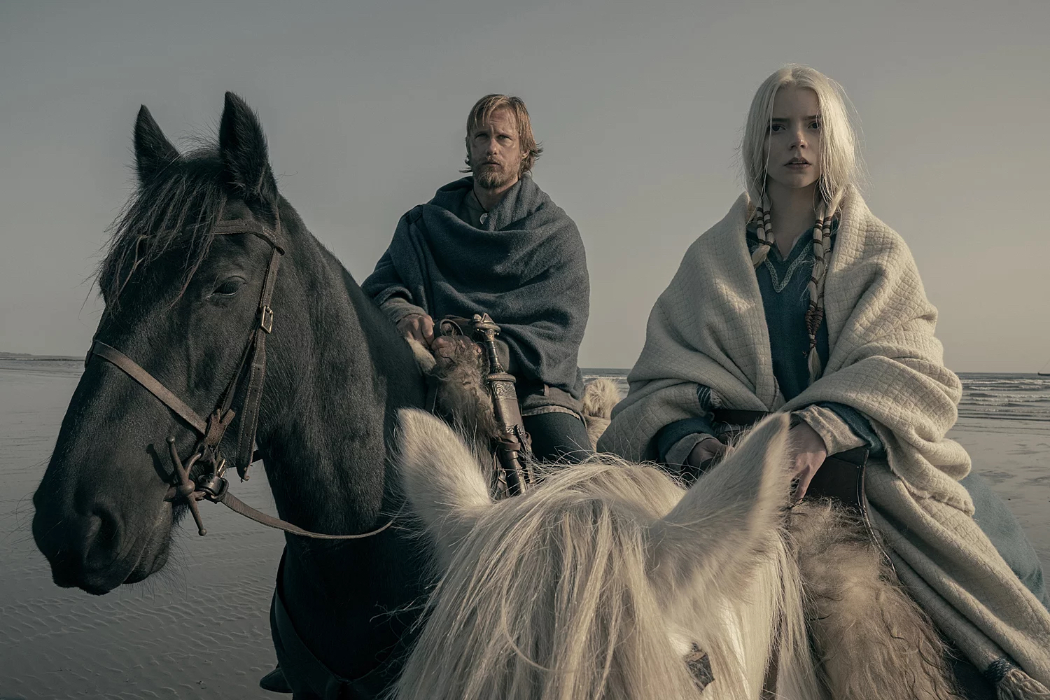 THE NORTHMAN Starring Alexander Skarsgaard As Amieth and Anya Taylor-Joy As Olga