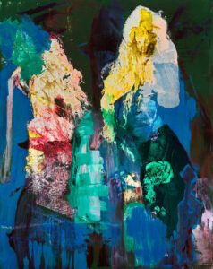 Bill Jensen. BITTER CHANT IX 2020-21. Oil on linen. © 2021 Bill Jensen. Photo: Alex Yudzon / Cheim & Read, New York.