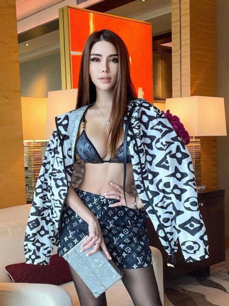 younow dj jade-rasif in head to toe Louis Vuitton